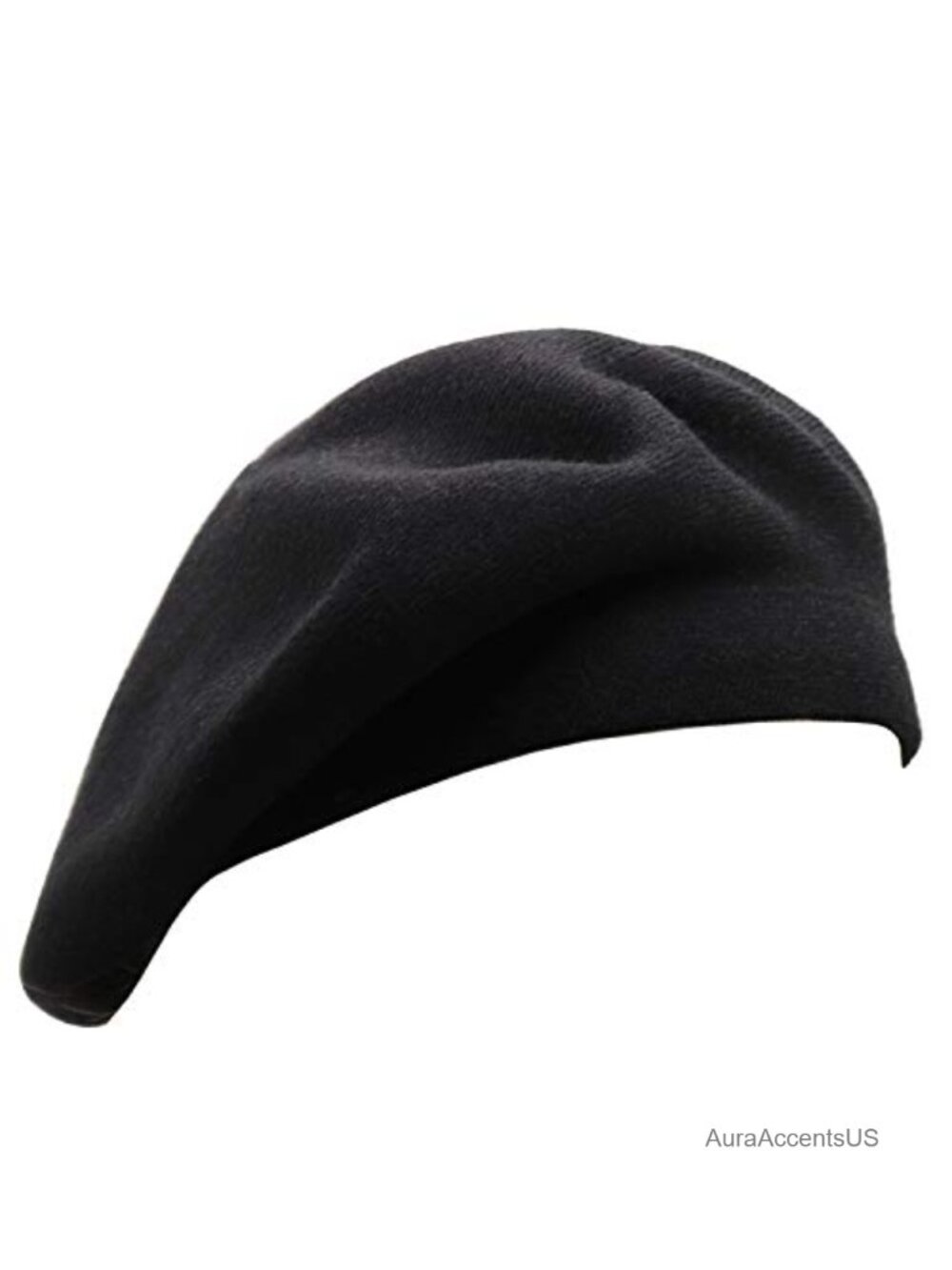 Reversible Solid Beret Hat Soft Knit Stretch French Style Women Girls